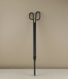 Spanish blackened steel fire-tongs