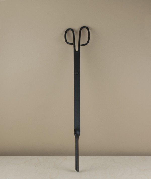 Spanish blackened steel fire-tongs