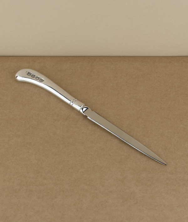 Pewter pistol grip letter opener