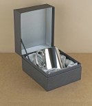 Quarter pint plain Sheffield pewter tankard