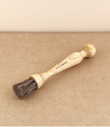 Swedish mushroom brush, oiled beech & horsehair