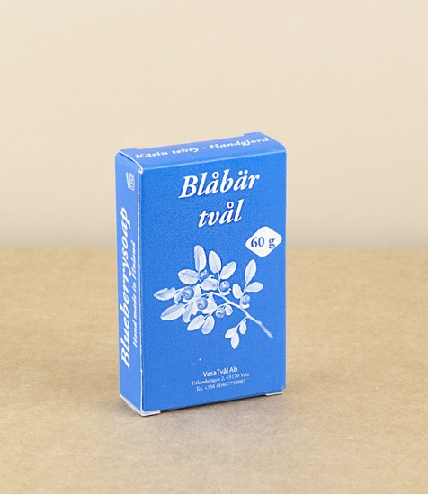 Finnish bilberry or blueberry soap