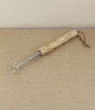 Finnish curly birch retractable toasting fork