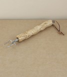 Finnish curly birch retractable toasting fork