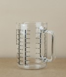 Laboratory glass measuring jug, 1l