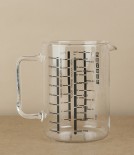 Laboratory glass measuring jug, 1l