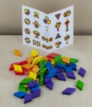 Shape maker, mix & match puzzle