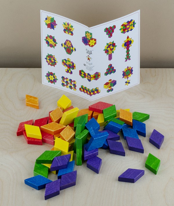 Shape maker, mix & match puzzle