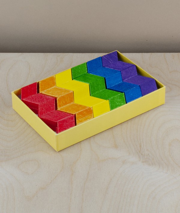 Shape maker, mix & match puzzle