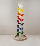 Klangturm wooden musical sound tower