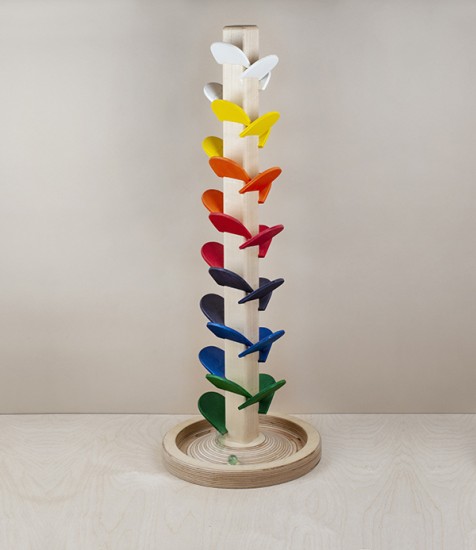 Klangturm wooden musical sound tower