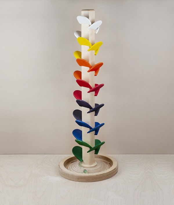 Klangturm wooden musical sound tower