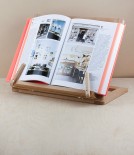 German beech wood folding book stand