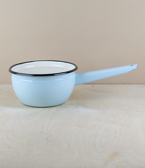 Ukrainian saucepan 16cm, light-blue