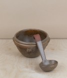 Portuguese terracotta sauce ladle, Honey