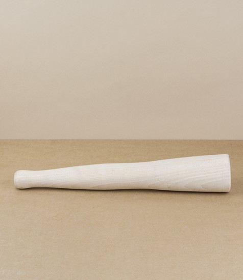 Finnish birch potato smasher