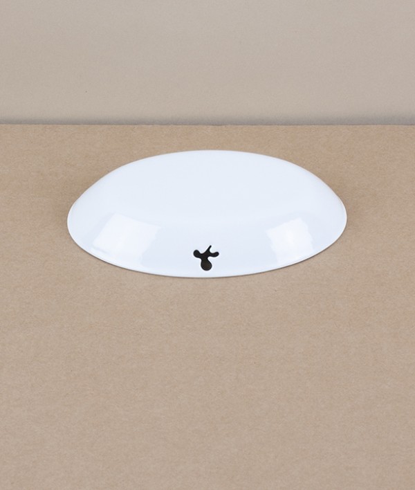 Japanese enamel soap dish