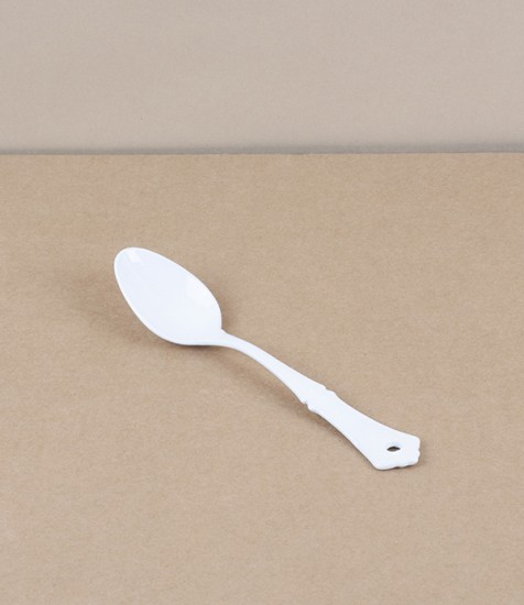 Japanese enamel tea spoon