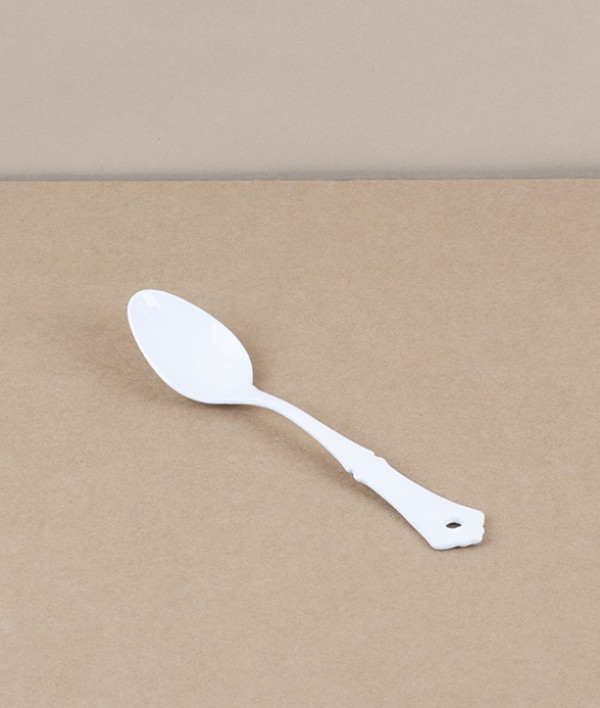 Japanese enamel tea spoon