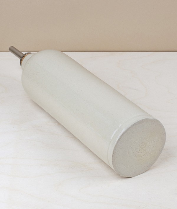 Poterie Digoin Stoneware Oil Bottle