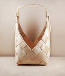 Finnish woven birch log basket