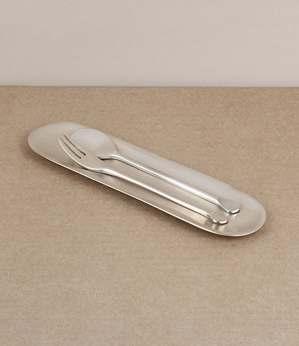 Korean sandcast bronze long dish