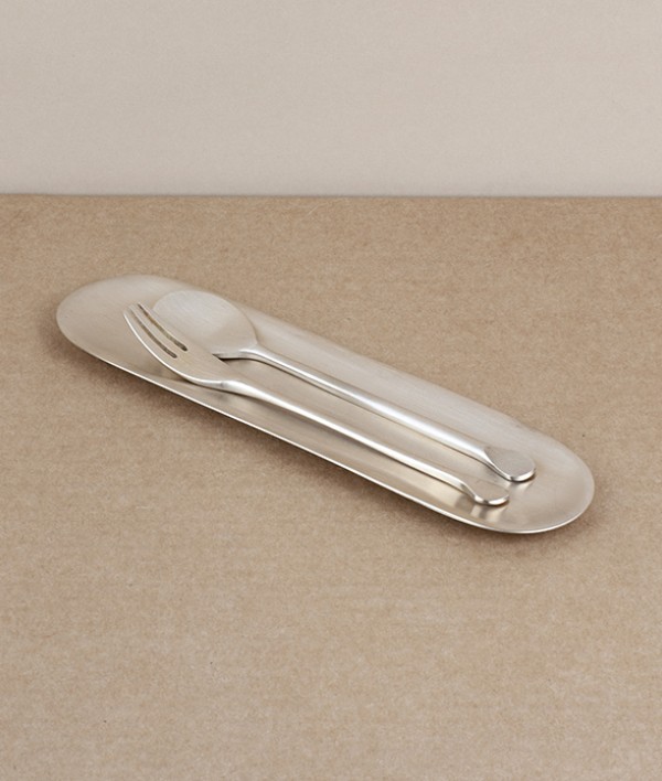 Korean sandcast bronze long dish