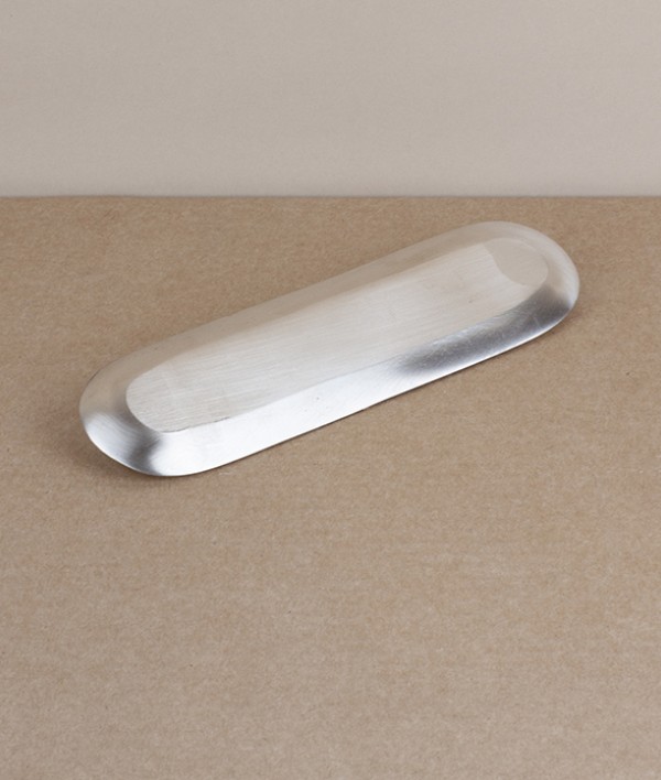 Korean sandcast bronze long dish