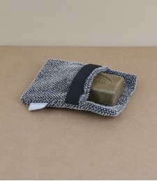 Finnish Linen Soap Scrub, Dark Grey