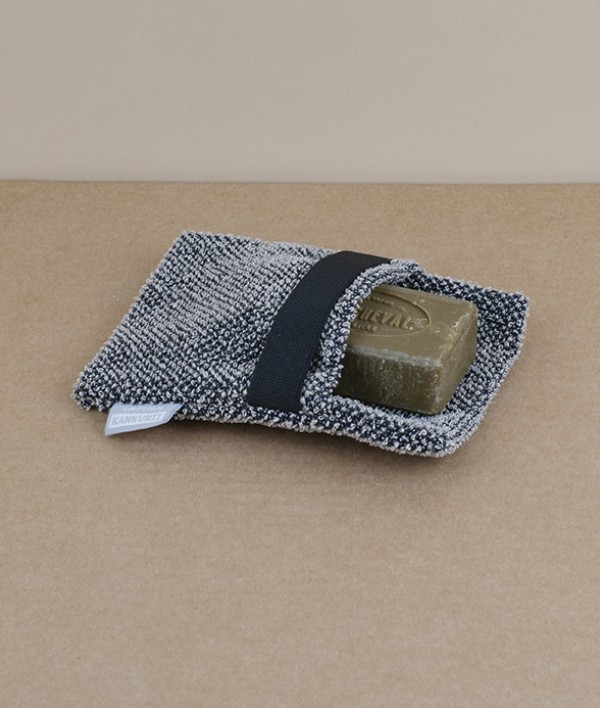 Finnish Linen Soap Scrub, Dark Grey