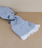 English hand-made natural horn scarf clip