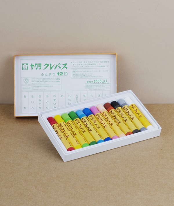 Sakura cray-pas, oil pastels