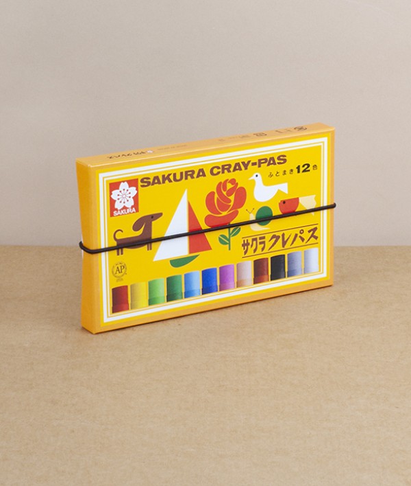Sakura cray-pas, oil pastels