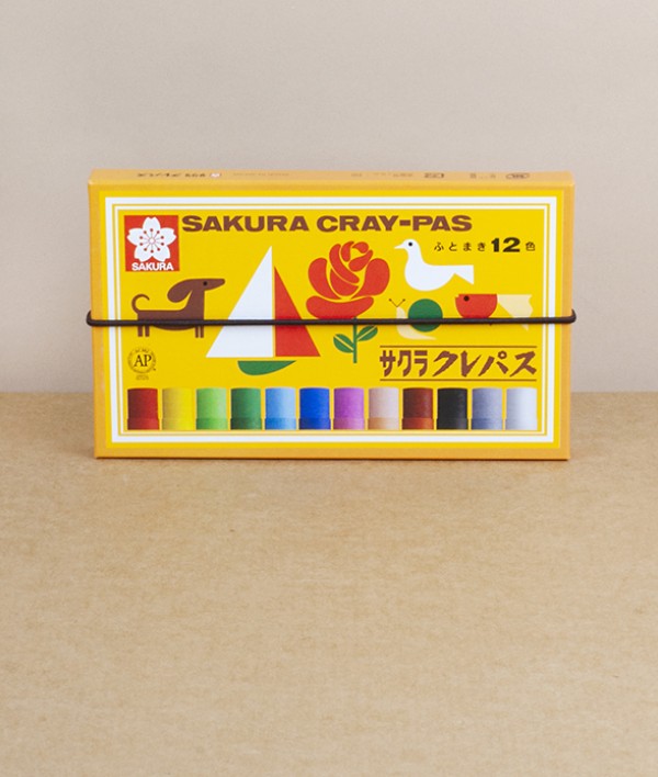 Sakura cray-pas, oil pastels