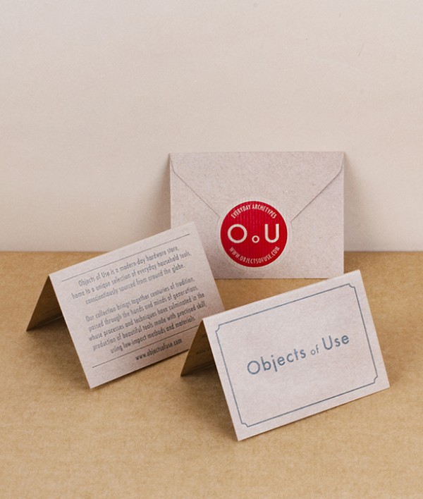Objects of Use gift certificate