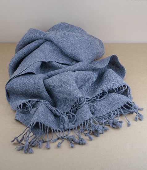 Espina de Pescado, 100% alpaca scarf, grey
