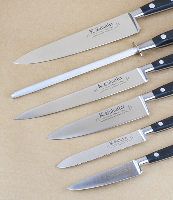 Sabatier K Knife Block Set, Stainless Steel
