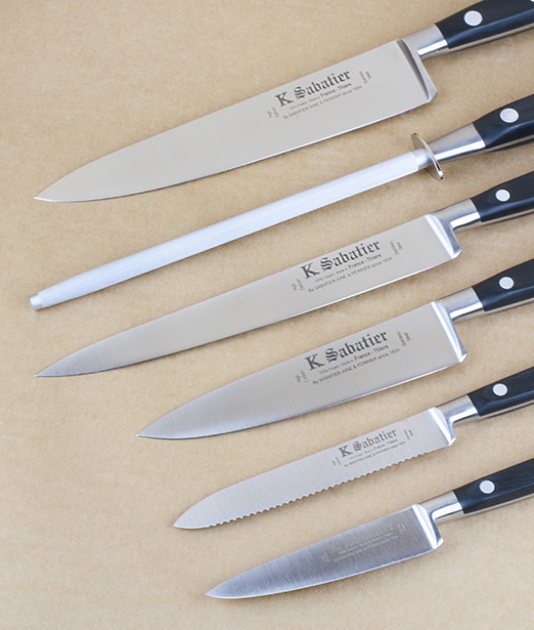 Sabatier K Knife Block Set, Stainless Steel