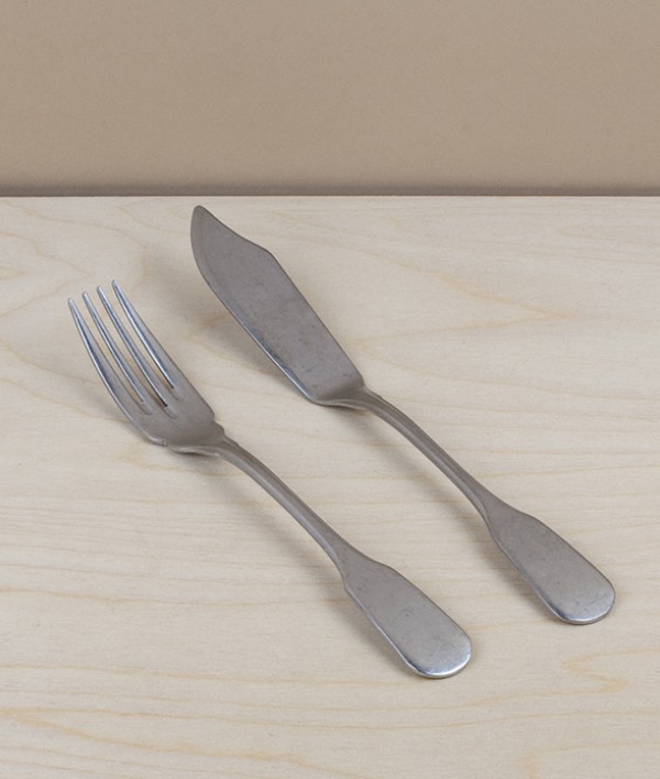 Italian stainless steel fish cutlery
