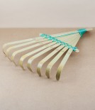 Japanese split bamboo hand rake