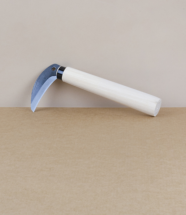 Hand forged Japanese potting trowels