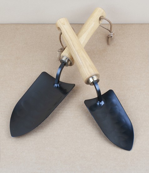 Hand forged Japanese potting trowels