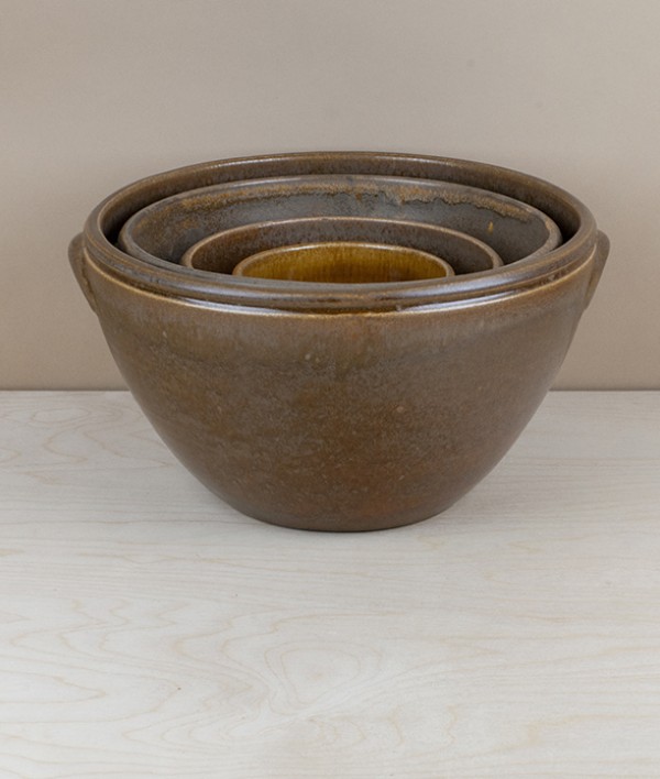 Portuguese terracotta mixing bowl, small