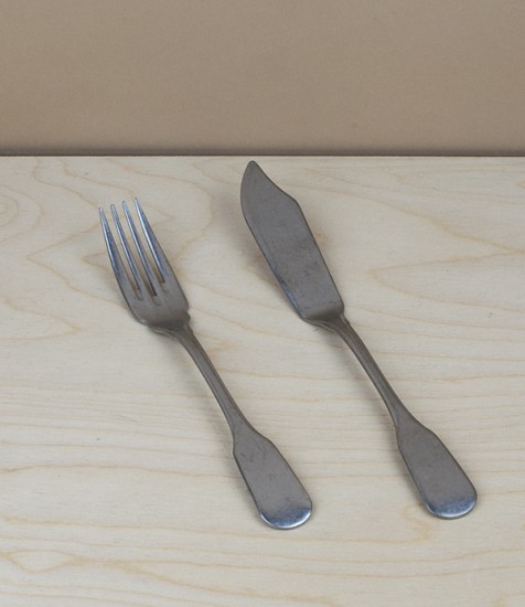 Italian stainless steel fish knife, 212mm