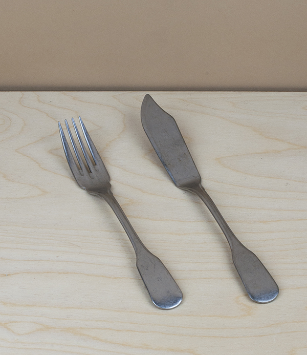 Italian stainless steel fish knife, 212mm