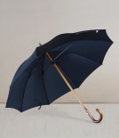 French solid stick ‘English Mount’ umbrella, black