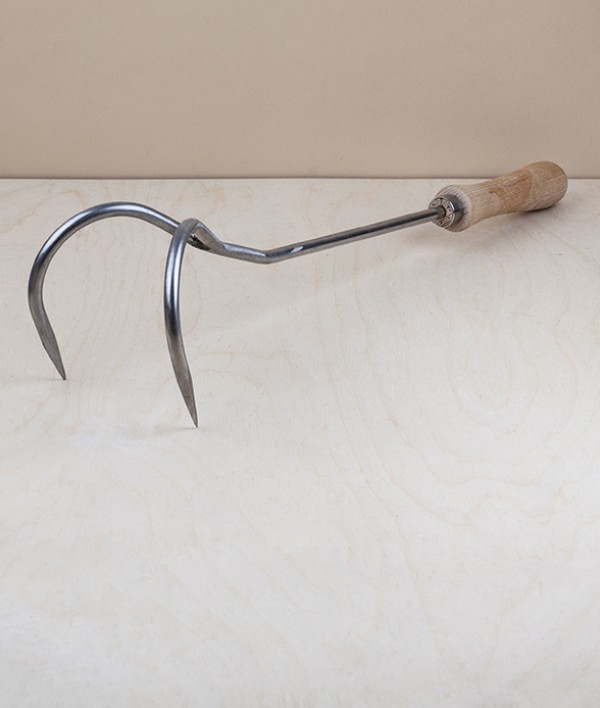 Sneeboer Hand cultivator, 2 tines