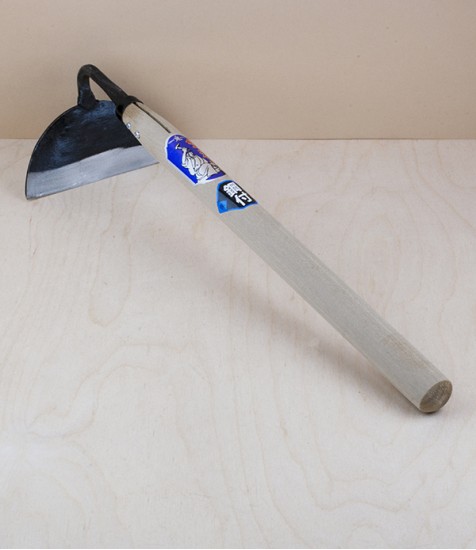 Japanese hand forged crane-neck hoe