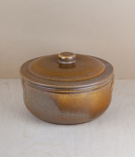 Portuguese terracotta stew pot, honey