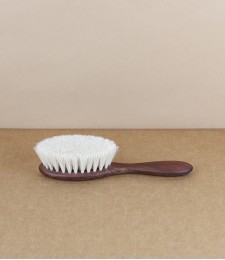 Hairbrush for babies, pear wood & goat hair